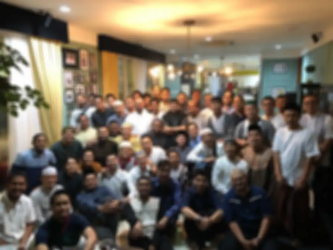 Peserta kajian di rumah Raffi Ahmad.