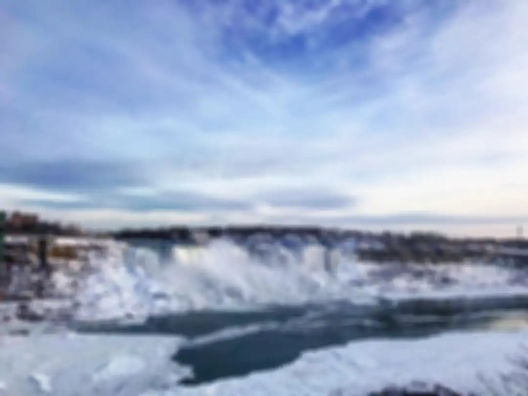 Air Terjun Niagara Beku