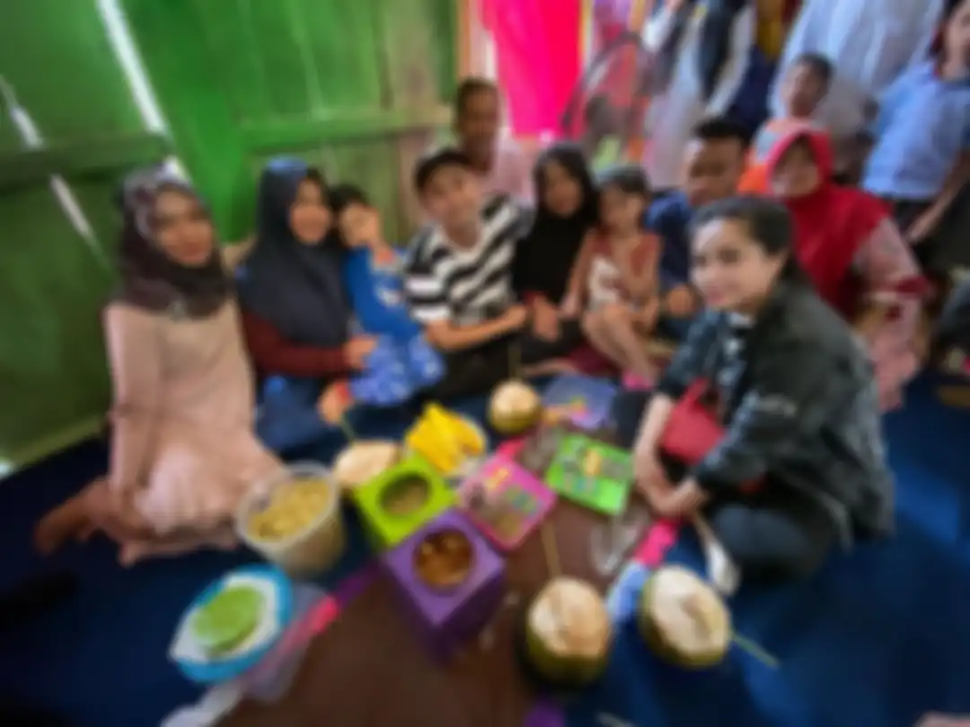 Ruang tamu rumah Lala