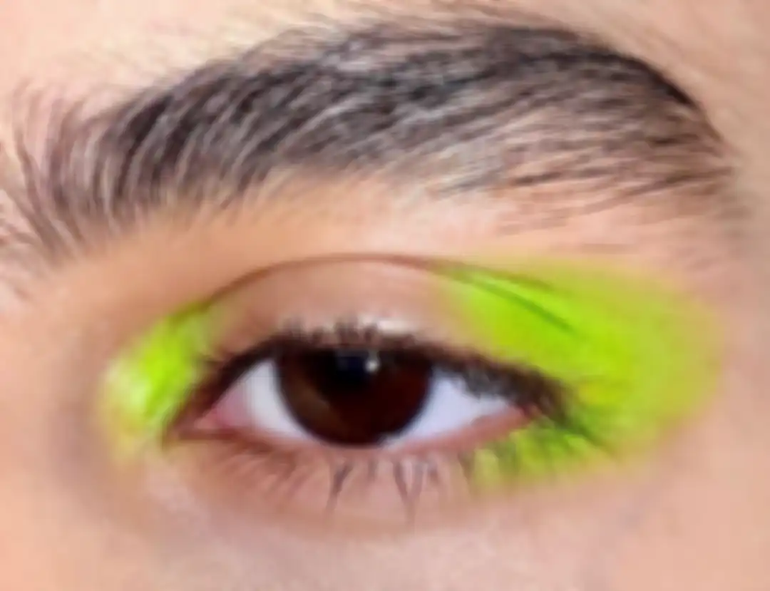 Neon eyeshadow