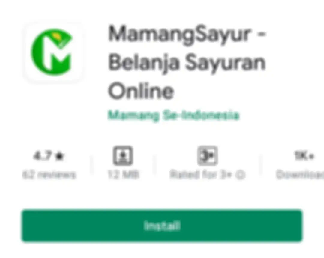 Aplikasi MamangSayur