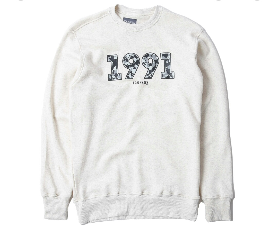 Crewneck Warna Cream Roughneck 1991