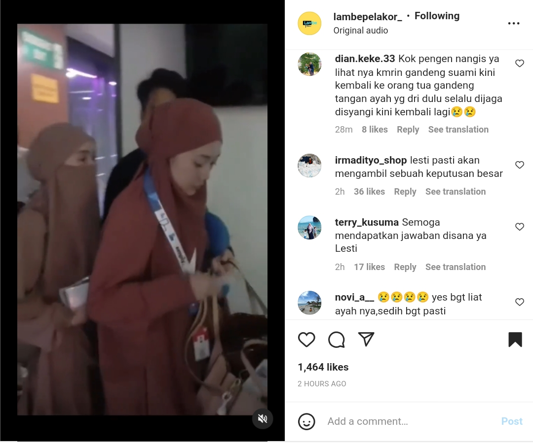 Tanpa Ditemani Rizky Billar, Lesti Kejora Berangkat Umroh usai Alami KDRT, Gendong Baby L.