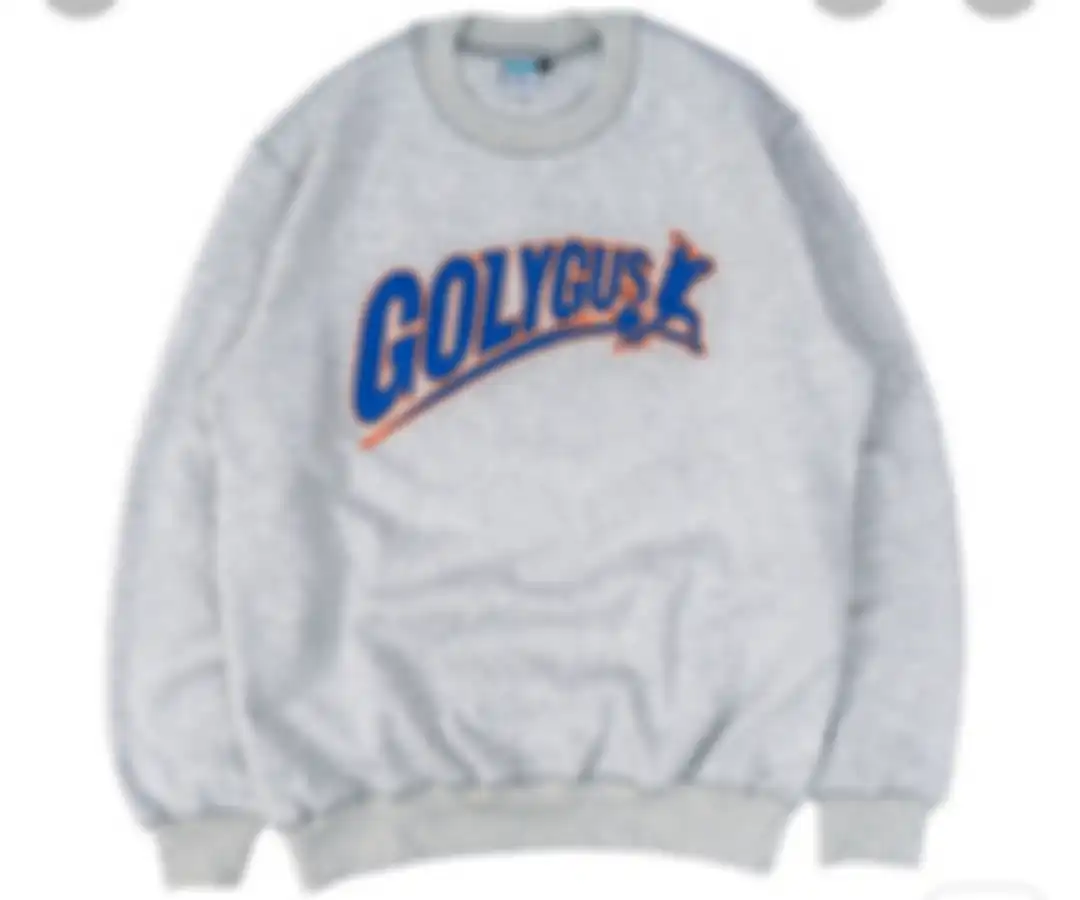 Crewneck Warna Abu-abu Golygus
