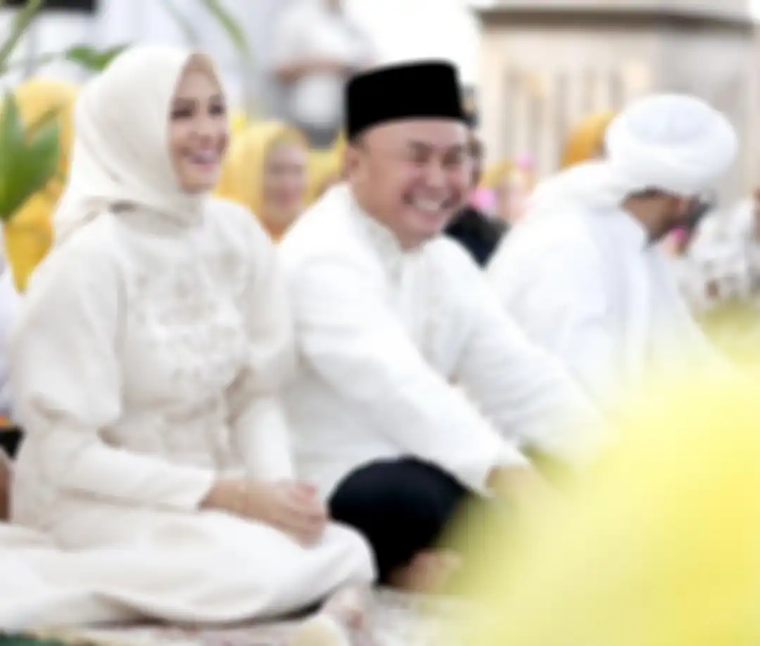 Sugianto Sabran bersama sang istri, Yulistra 