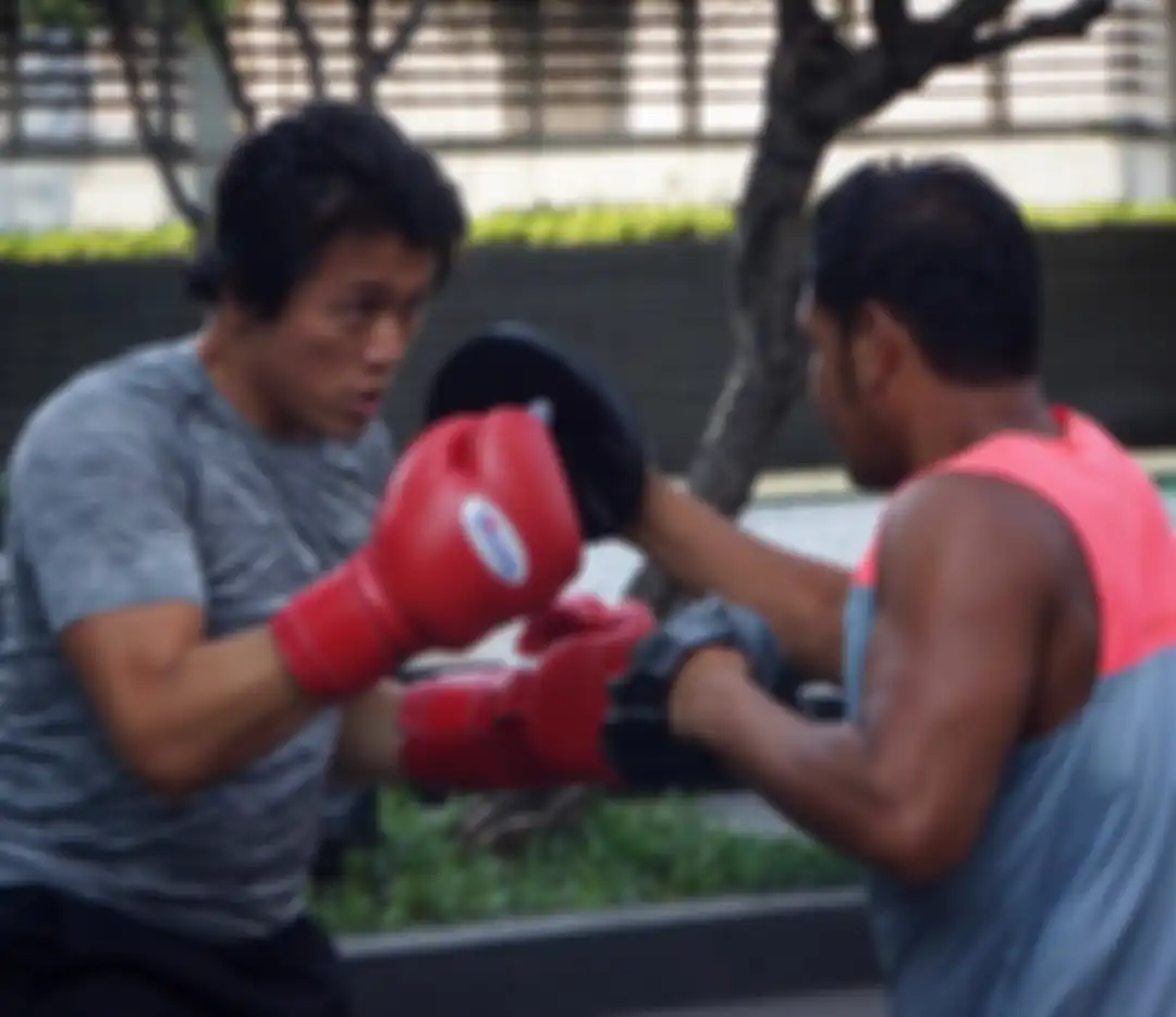 Reino Barack latihan tinju