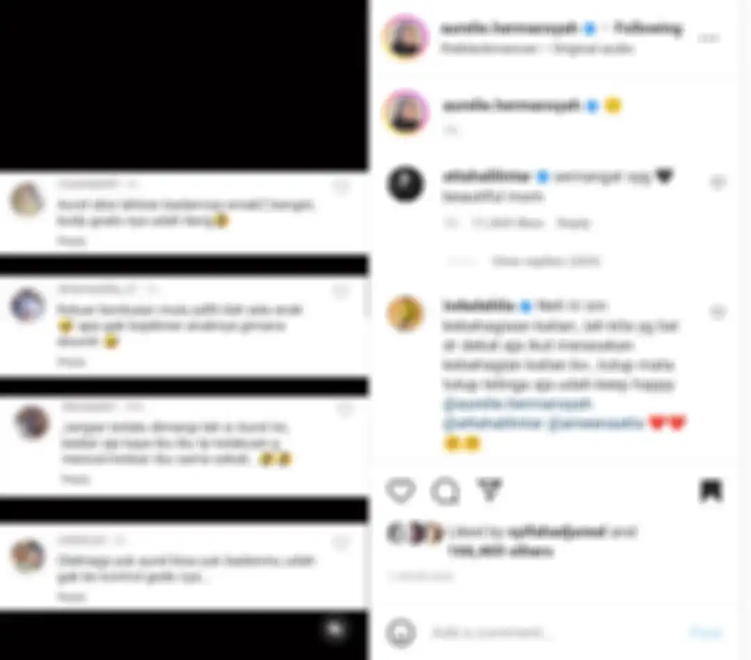 Aurel Hermansyah unggah komentar nyinyir netizen
