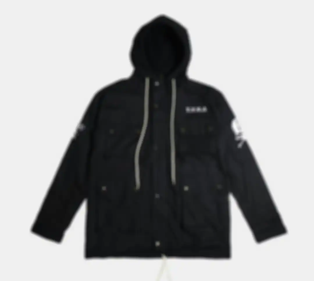 Jaket Parka Hitam Wazupanimewear