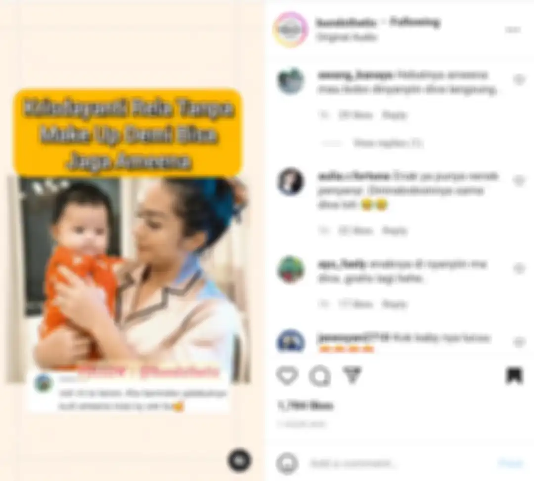 Momen Krisdayanti tak pakai make up demi mengasuh cucu 