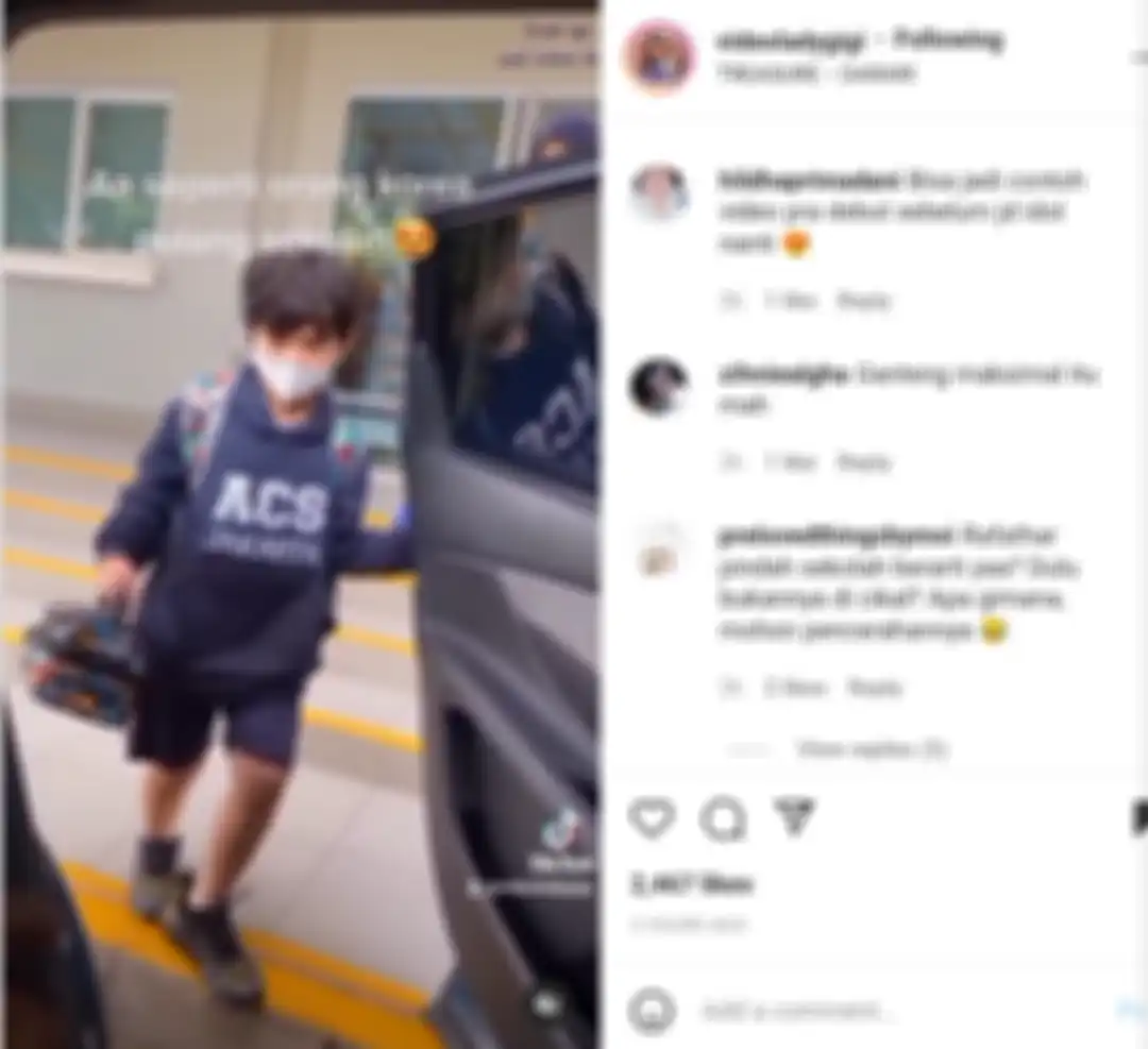 Rafathar pulang sekolah 