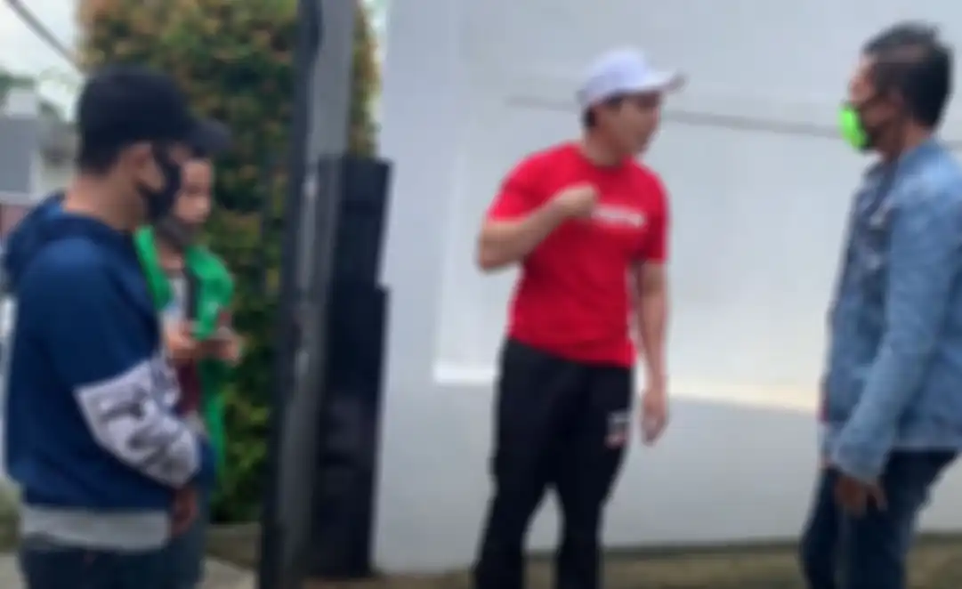 Baim Wong marah ke oknum ojol yang membuntutinya sampai ke rumah.