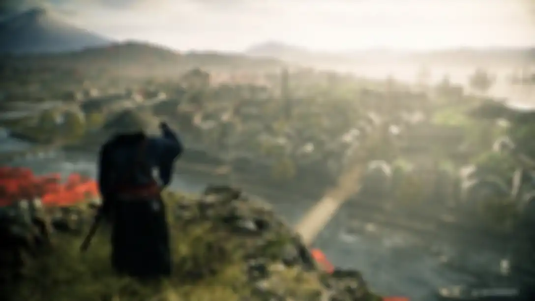 Petualangan ninja di gameplay Rise of The Ronin.