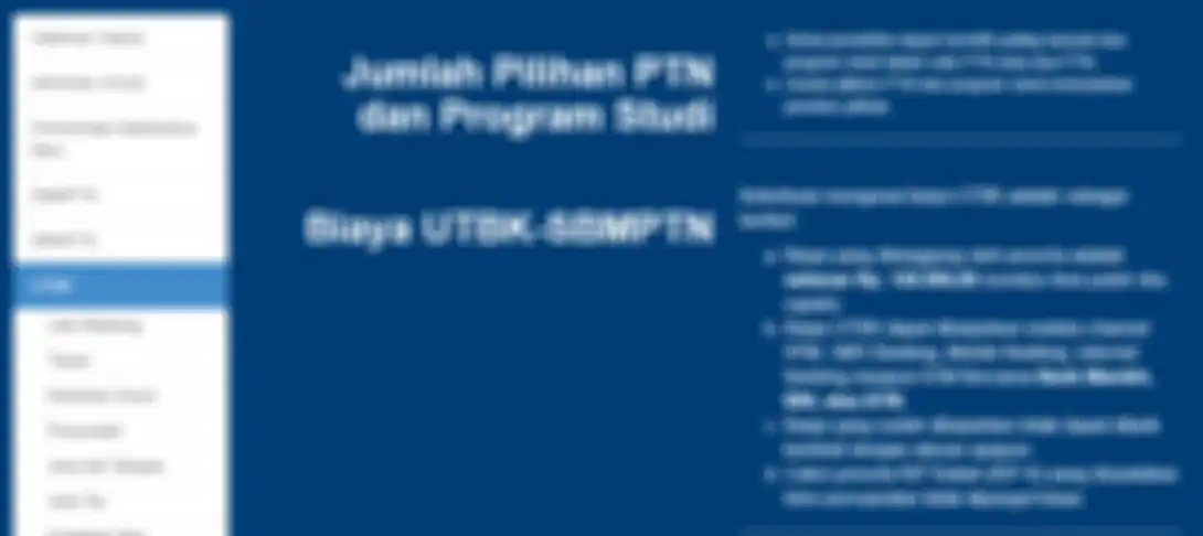 Info biaya UTBK SBMPTN 2020 terbaru