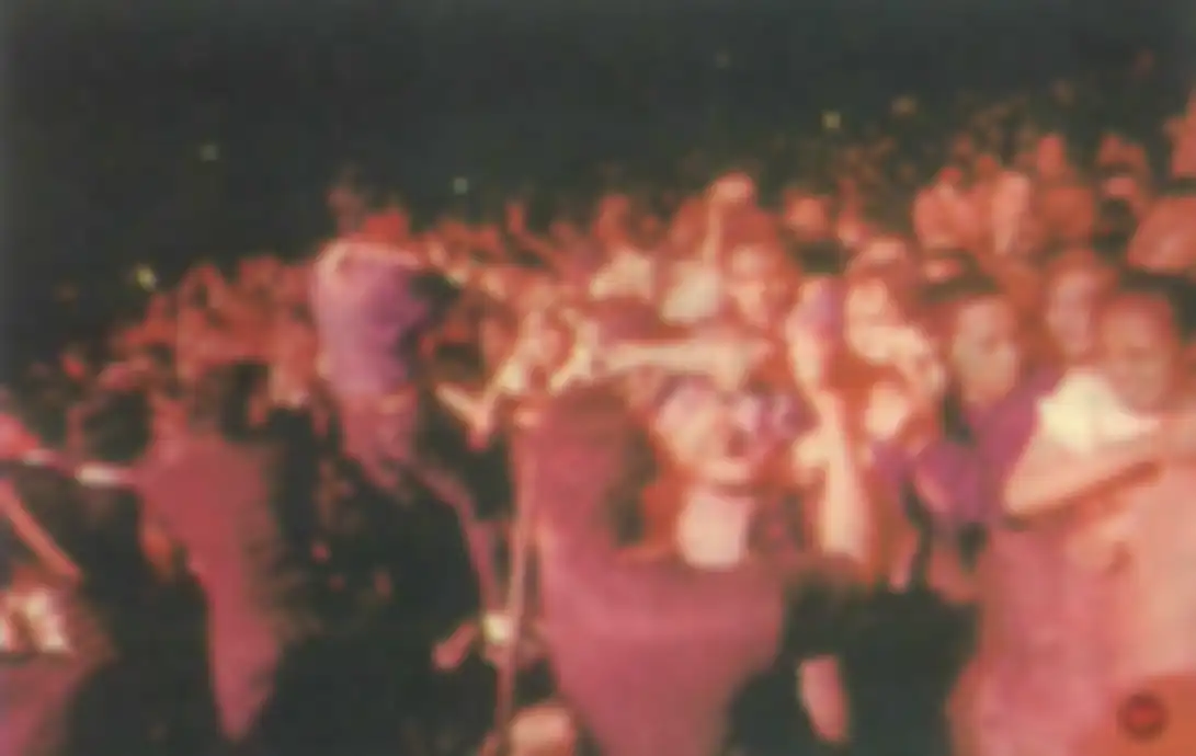 Suasana penonton Konser Green Day di Jakarta 1996