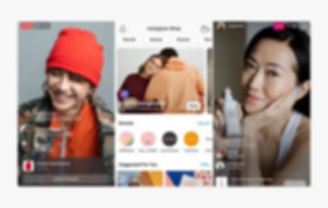Fitur Live Shopping di Instagram.