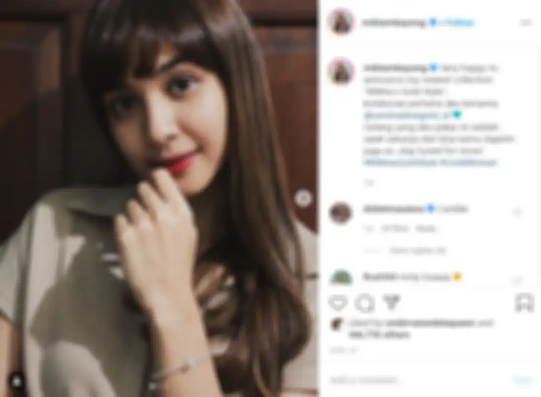 Komentar di Instagram Mikha Tambayong
