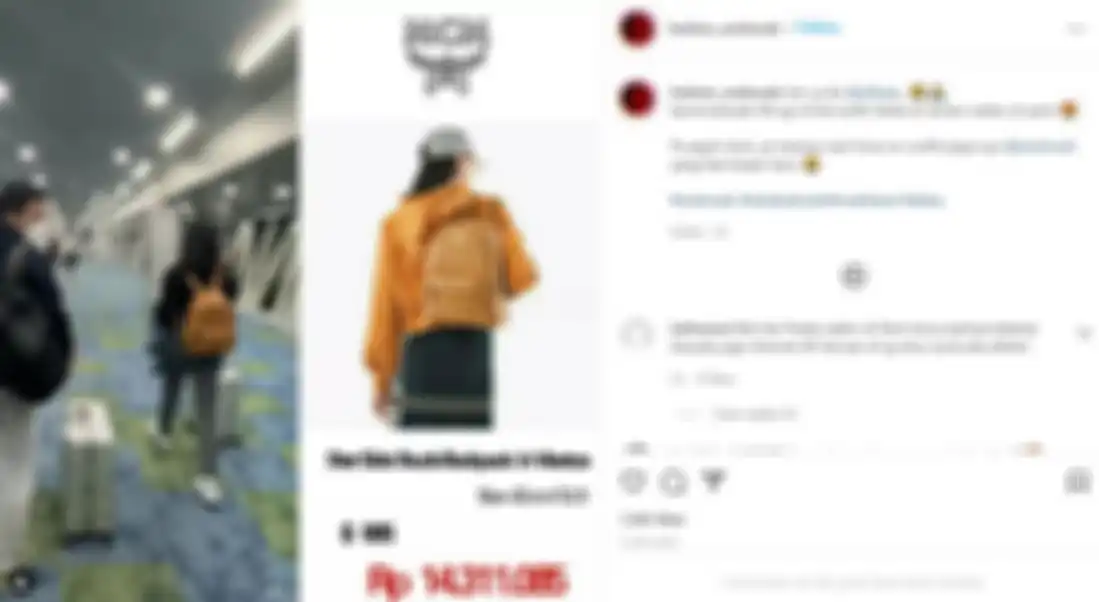 Tas kece yang dipakai Alleia saat pergi ke Paris bersama Ariel NOAH