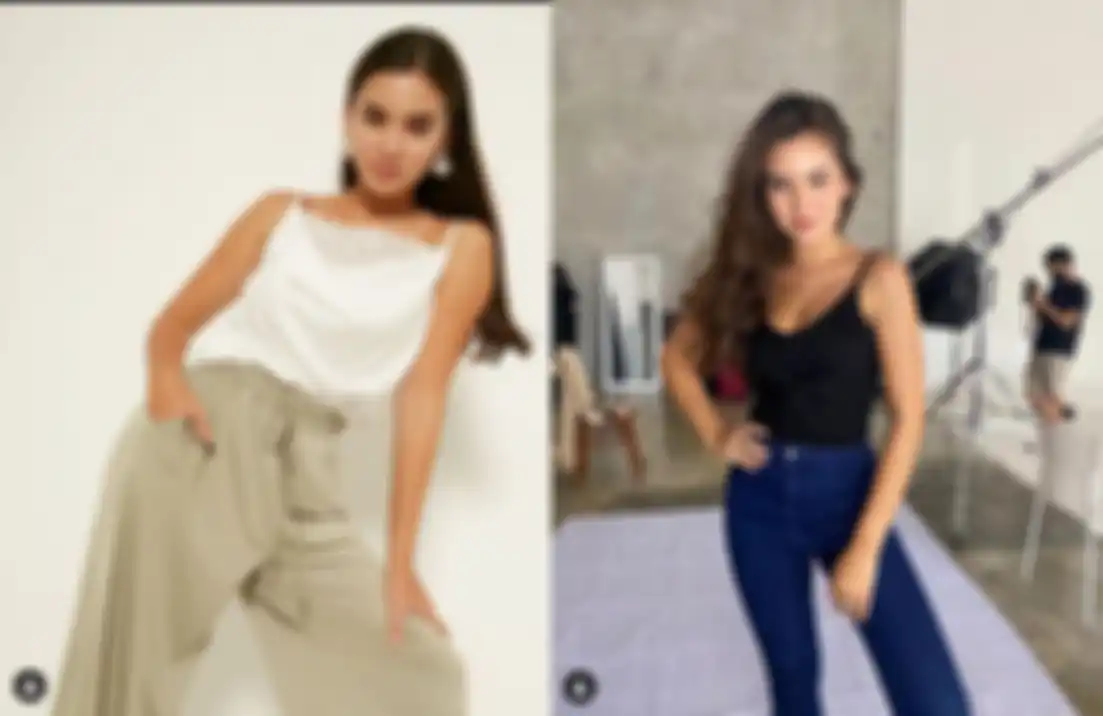 Karen Nijsen saat melakukan fotoshoot