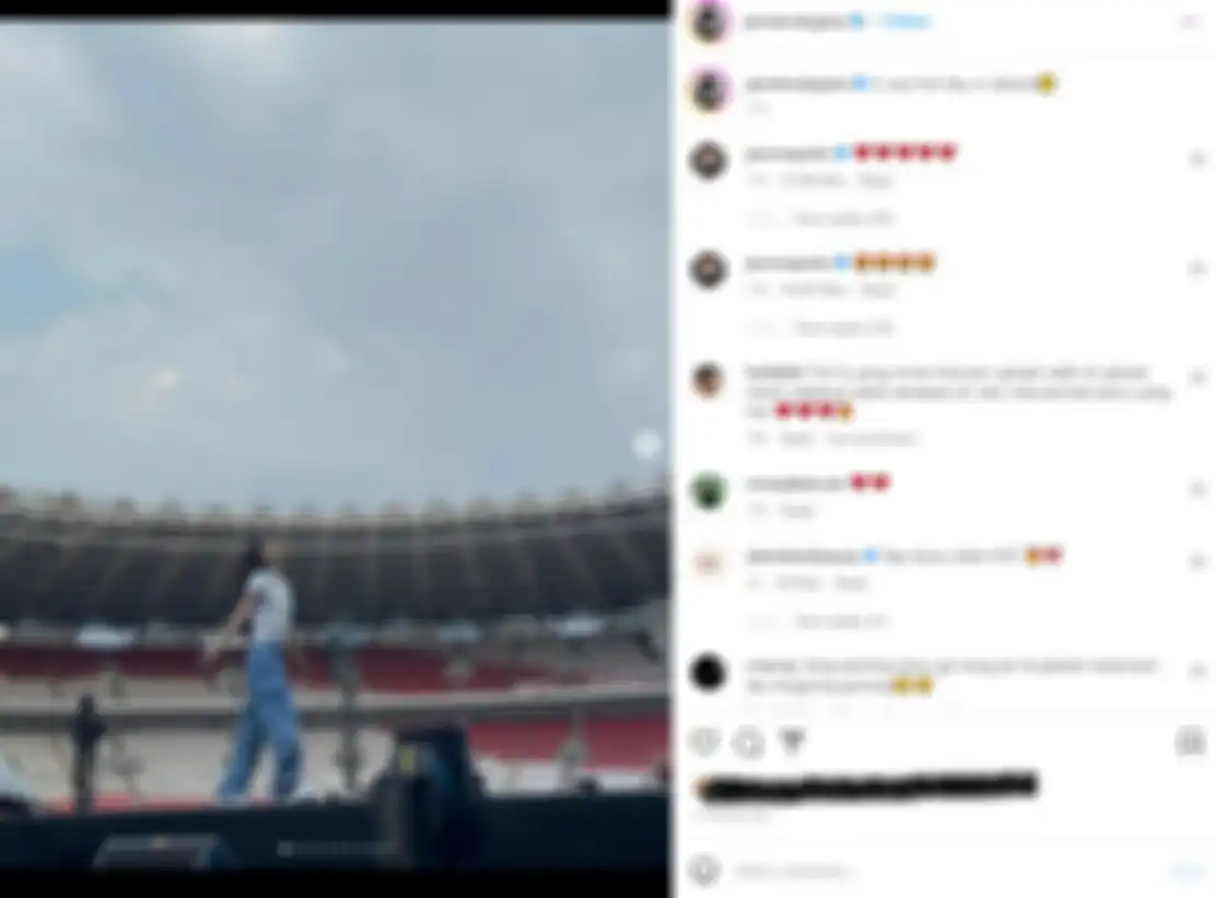 Jennie BALCKPINK posting momen saat konser di Jakarta