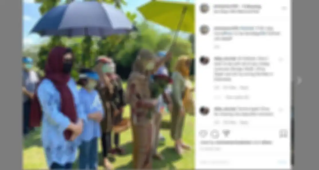 Kunjungan BCL ke makam mendiang Ashraf Sinclair setelah 4 bulan stay home