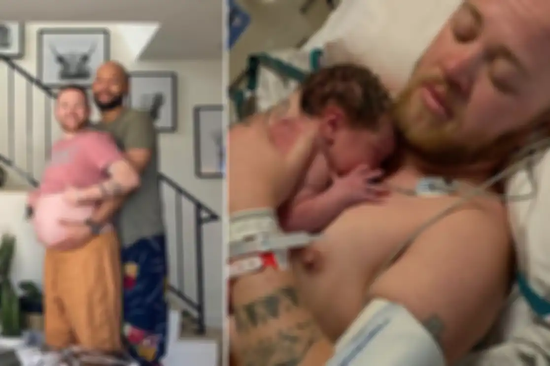 Bennett Kaspar-Williams, transgender yang melahirkan.