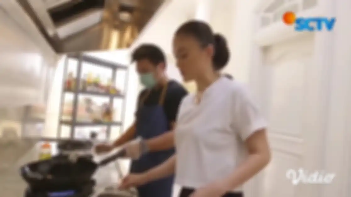Dapur rumah Agnez Mo