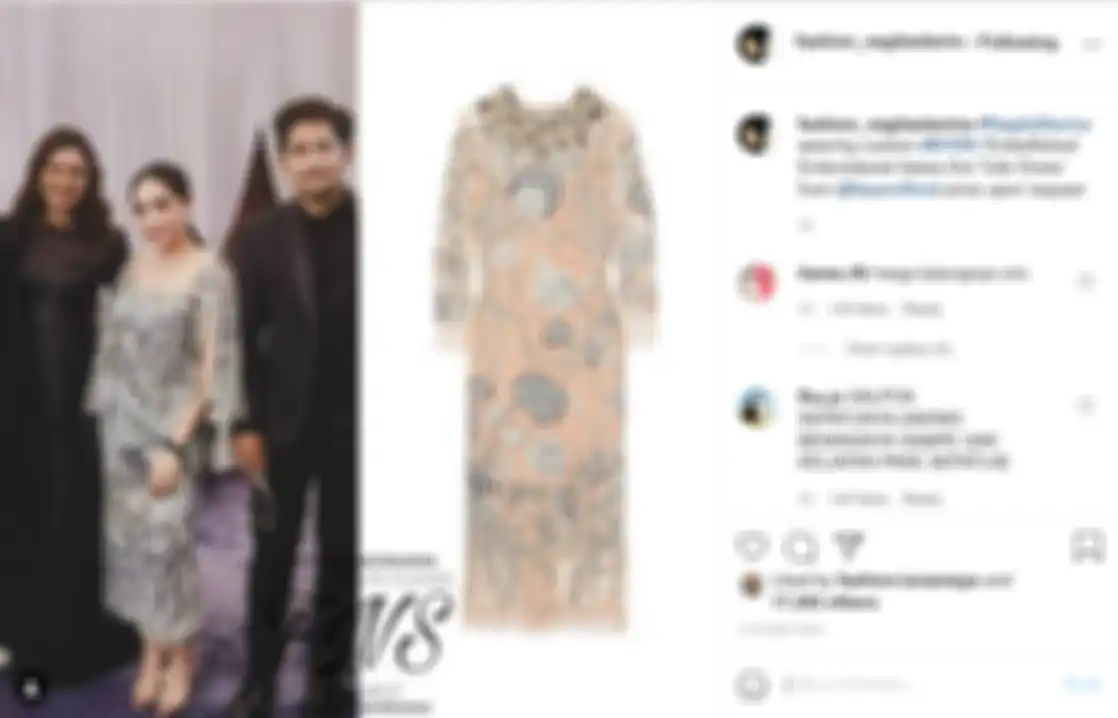 Tampil cantik nan glamor dalam acara pernikahan Aurel dan Atta, Nagita Slavina langsung menjadi sorotan publik.