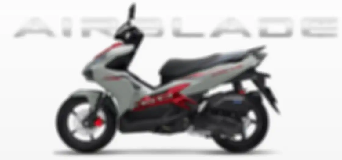 Motor baru Honda Airblade 160 2025 dilihat dari samping kiri.