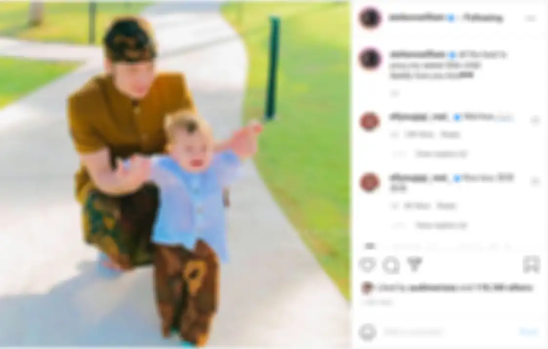 Sang ayah tulis ucapan ulang tahun dengan unggah foto tanpa Celine Evangelista, arti nama anak Stefan William ternyata bermakna mendalam.
