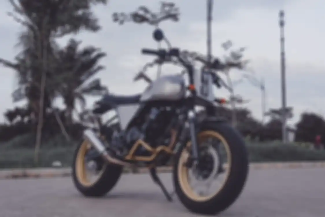 Yamaha Scorpio berubah tampang, usung modifikasi gaya street scrambler
