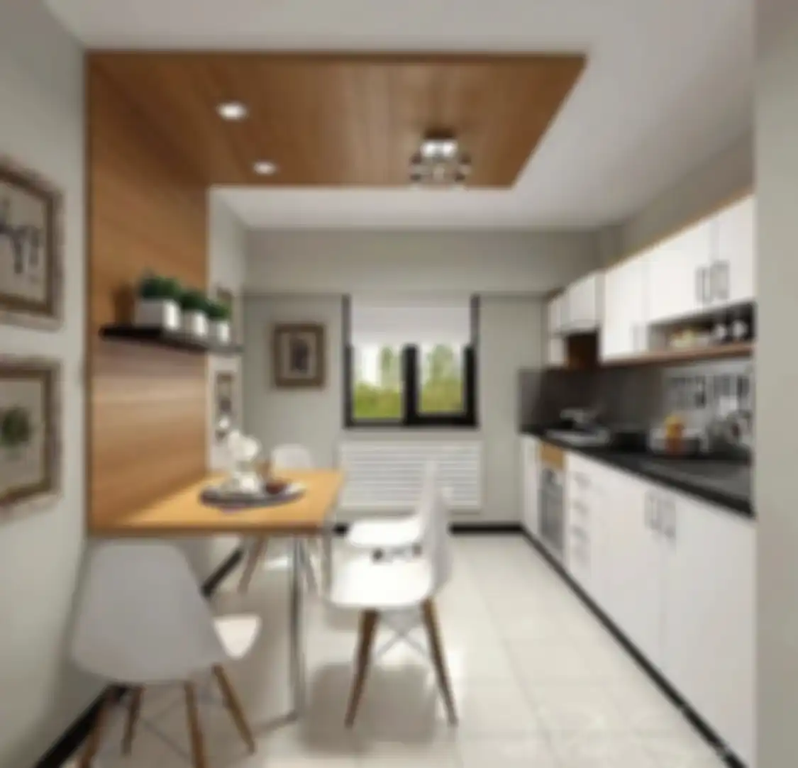 Usai dapat trik mujarab mengatur dapur kecil yang efektif mertua pemilik rumah minimalis tersenyum puas. Foto interiornya jadi lebih luas.