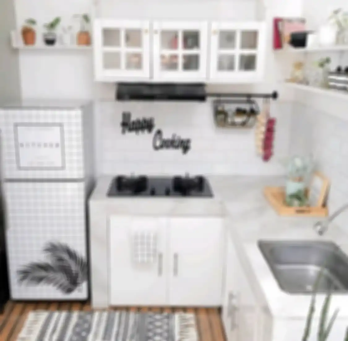 Trik murah untuk mempermak desain dapur mungil yang hemat biaya bisa dicoba sendiri. Foto hasilnya bikin hati ceria lagi. 