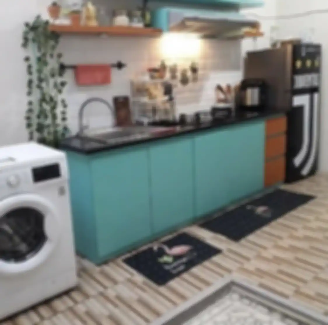 Begini trik desain dapur kotor dengan penampilan yang terlihat aesthetic. Rahasia foto interior rumah minimalis terbongkar.