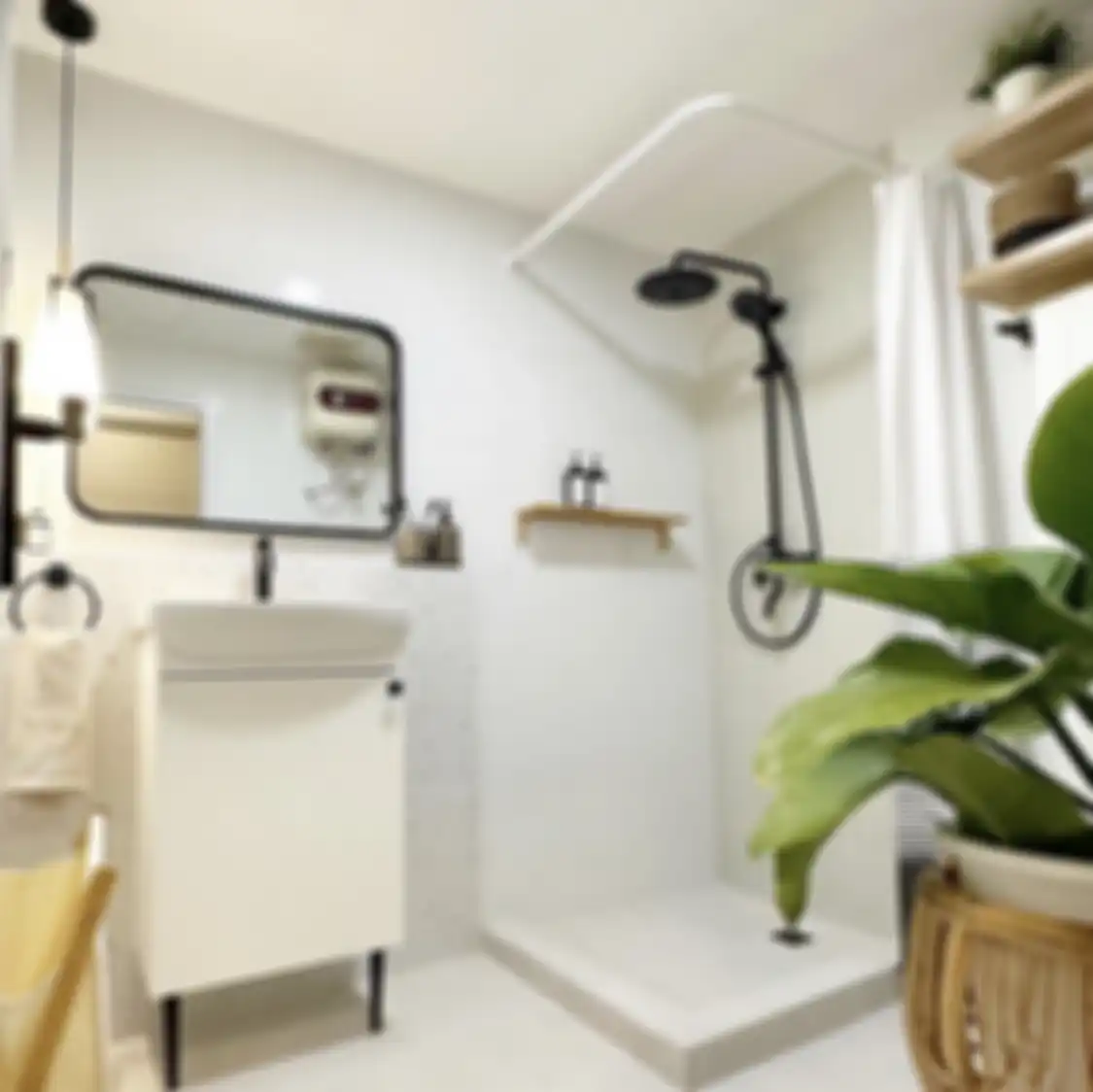 Potret desain kamar mandi yang tak biasa. Tujuannya, agar mudah dibersihkan. 