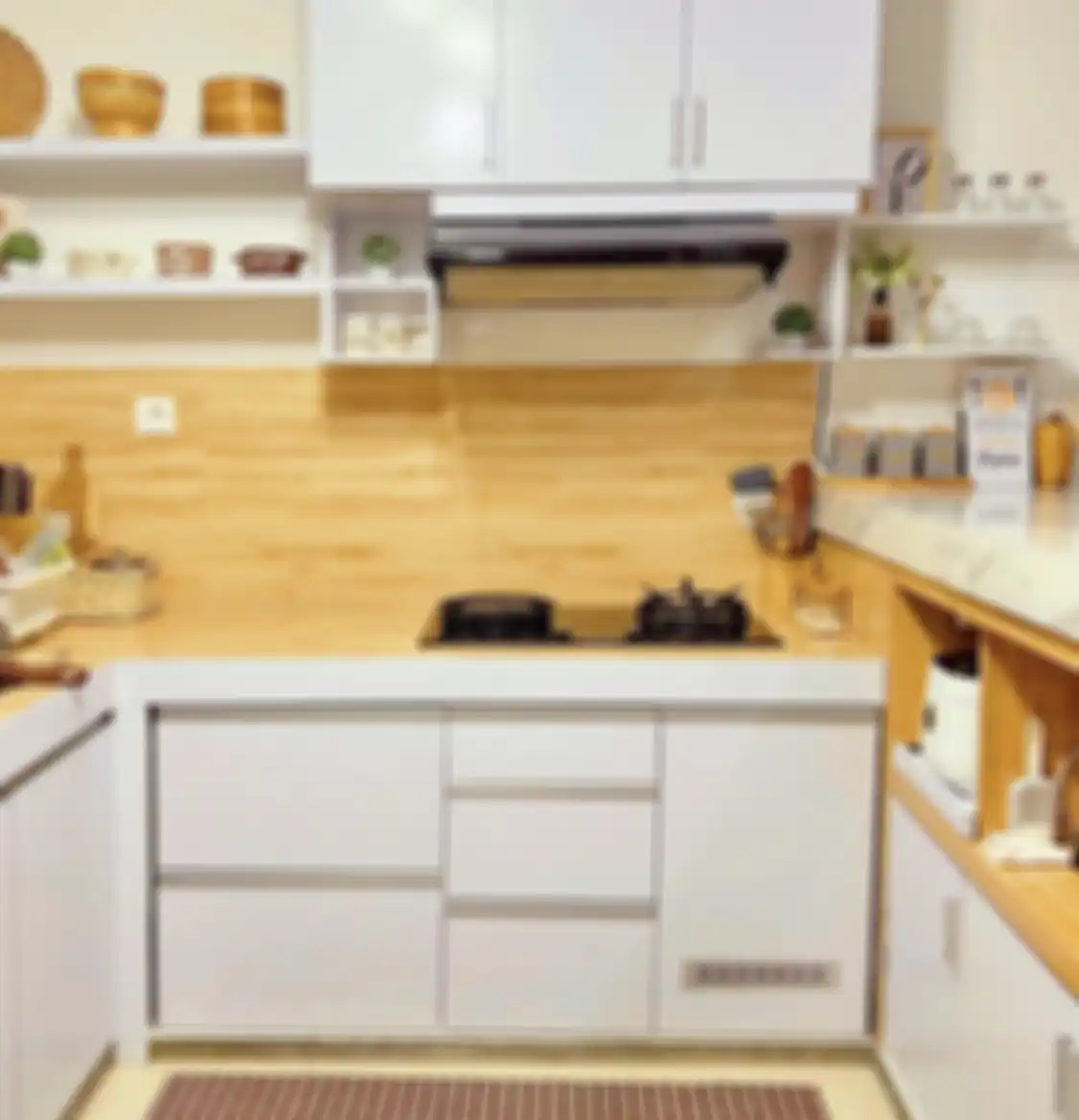Begini trik desain dapur kotor dengan penampilan yang terlihat aesthetic. Rahasia foto interior rumah minimalis terbongkar.