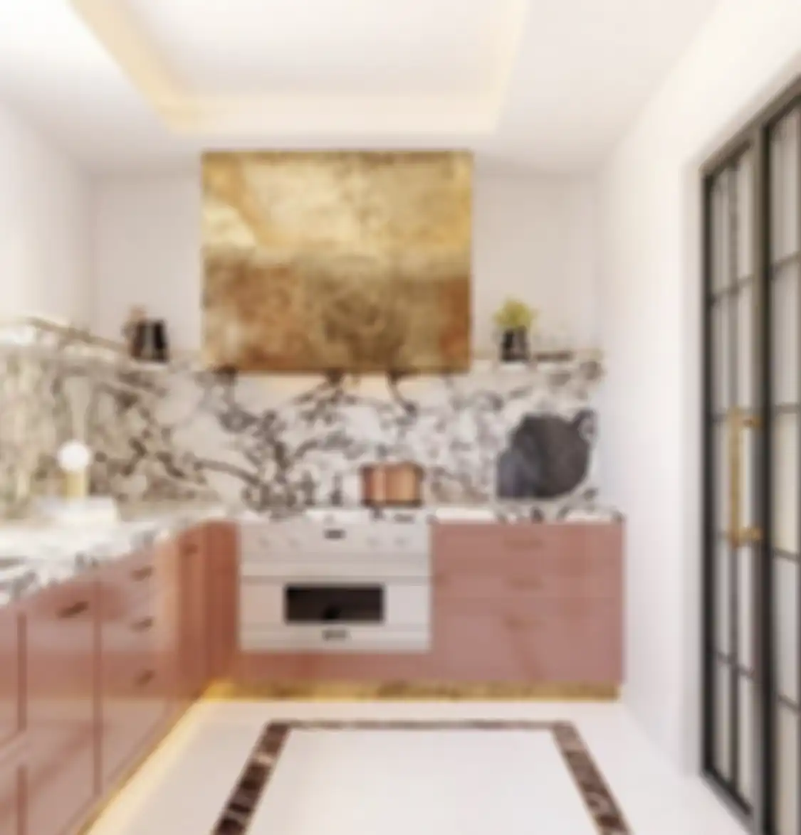 Desain dapur cantik dibuat dengan tema seperti begini agar irit biaya. Foto interiornya sampai diulas banyak pemilik rumah.