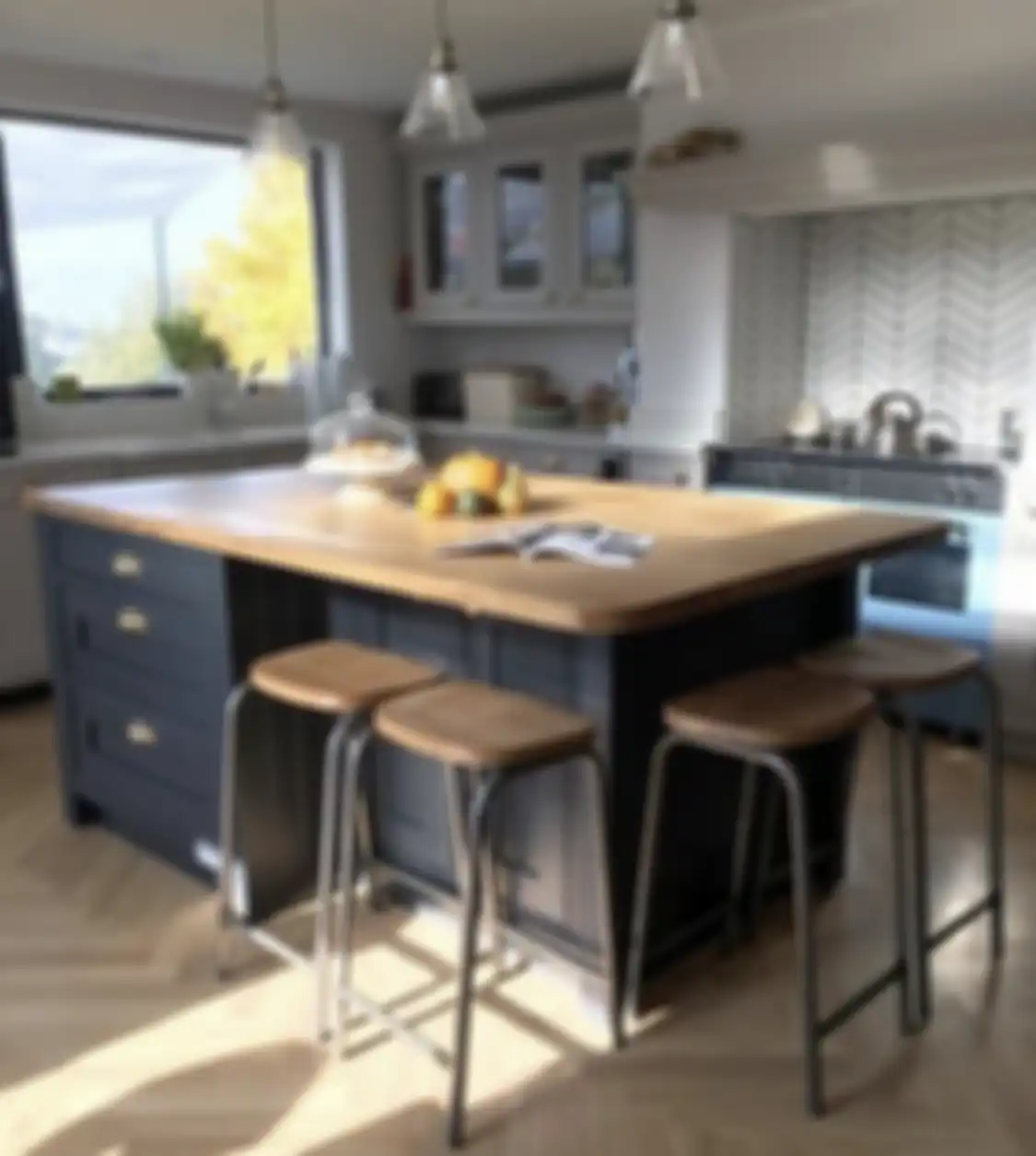 Pemilik rumah cukup modal dekorasi begini, desain dapur sederhana makin bikin betah. Foto hasilnya sampai dibilang cantik. 
