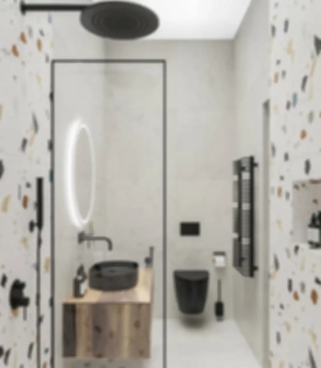 Tampilan kamar mandi mungil yang terlihat lebih luas membuat foto interiornya jadi favorit. Rupanya ini yang digarap.