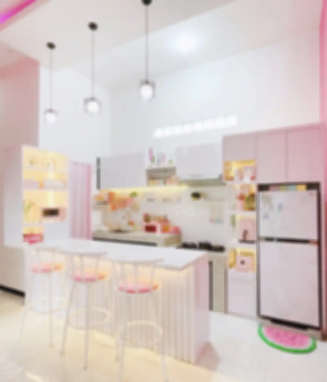 Desain dapur sederhana yang dijamin hemat biaya terlihat cantik karena ditambahi elemen tak biasa. Foto interiornya menawan hati.