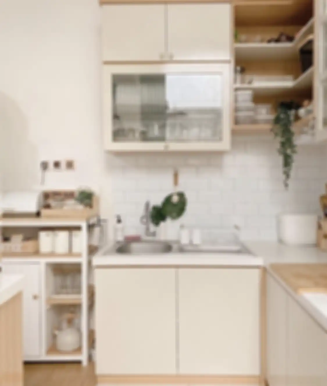 Usai dapat trik mujarab mengatur dapur kecil yang efektif mertua pemilik rumah minimalis tersenyum puas. Foto interiornya jadi lebih luas.
