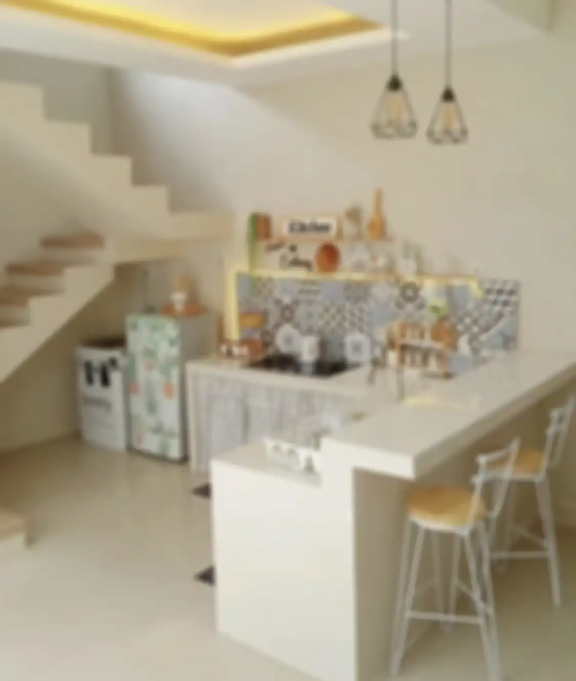 Desain dapur mungil ditata dengan trik berbeda agar tampilannya sedap dipandang. Foto interiornya bikin melongo.