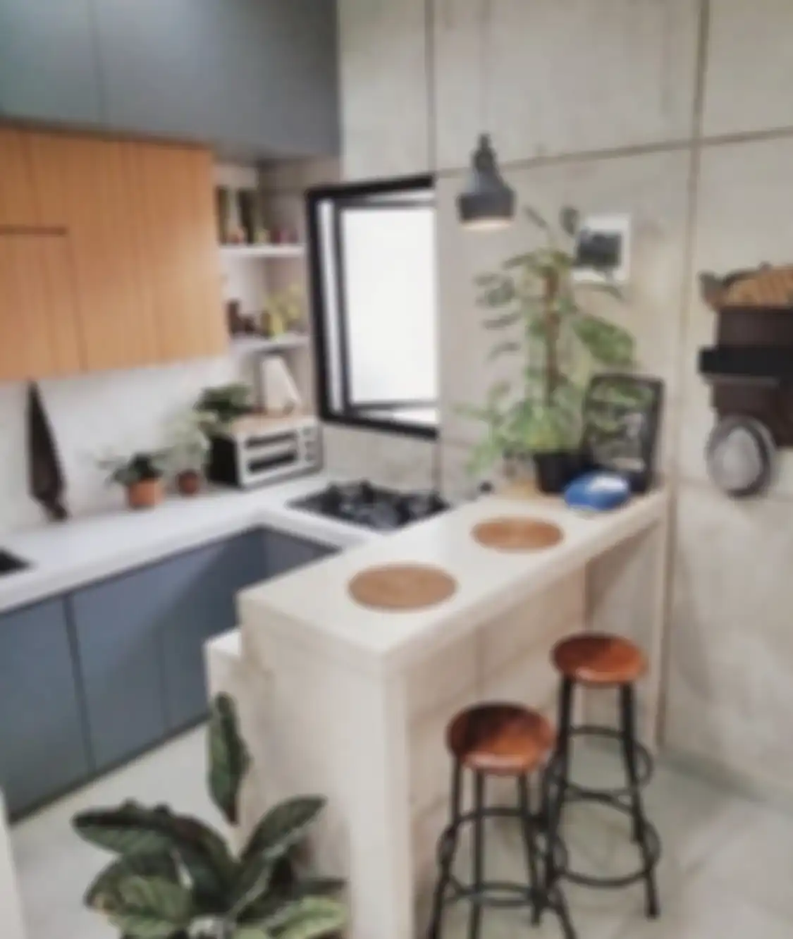 Desain dapur mungil ditata dengan trik berbeda agar tampilannya sedap dipandang. Foto interiornya bikin melongo.