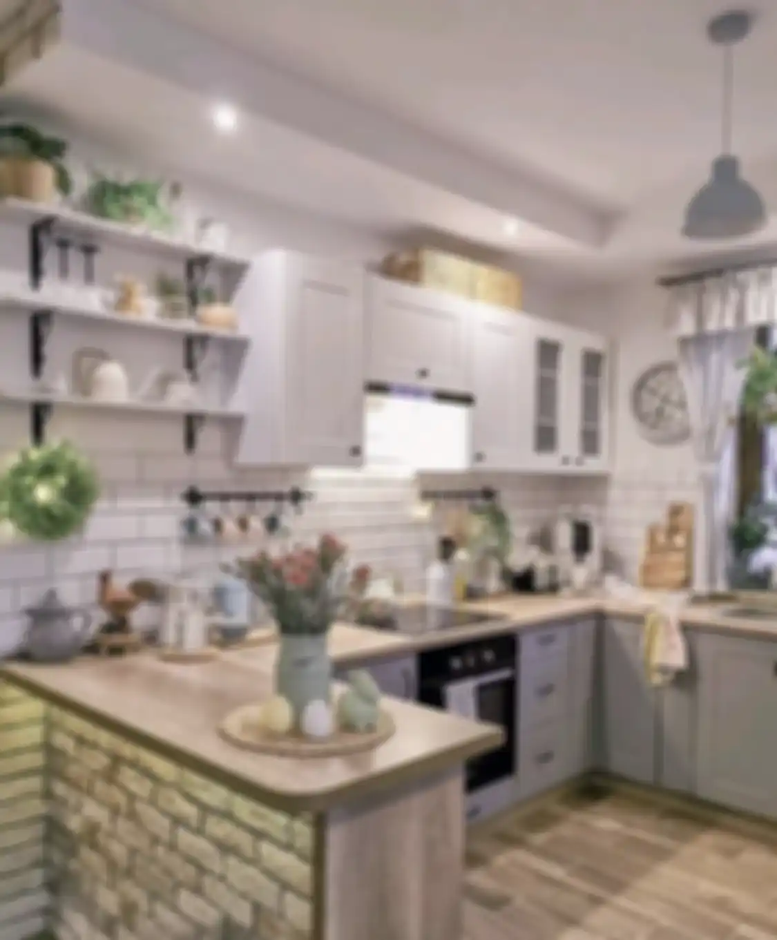 Pemilik rumah bisa siapin tabungan dari sekarang. Desain dapur sederhana dipermak jadi mewah. Foto interiornya tampak aesthetic.