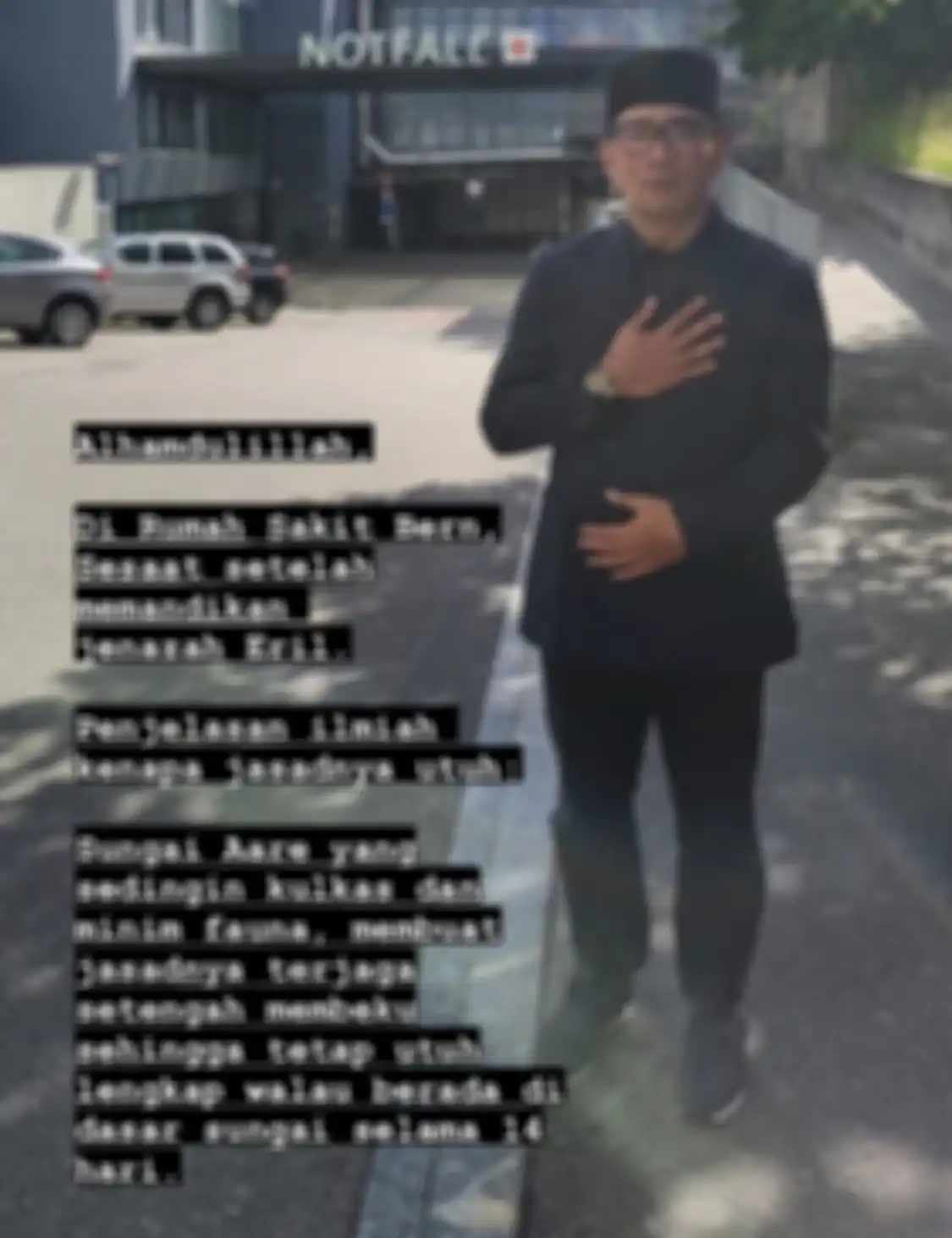 Ridwan Kamil mengunggah foto pahlawan yang menenmukan jenazah Eril di Sungai Aare, Netizen sampai syok melihat sosoknya. 