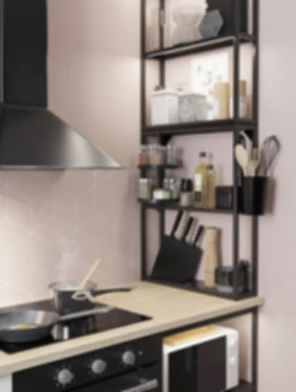 Pemilik rumah cukup modal dekorasi begini, desain dapur sederhana makin bikin betah. Foto hasilnya sampai dibilang cantik. 