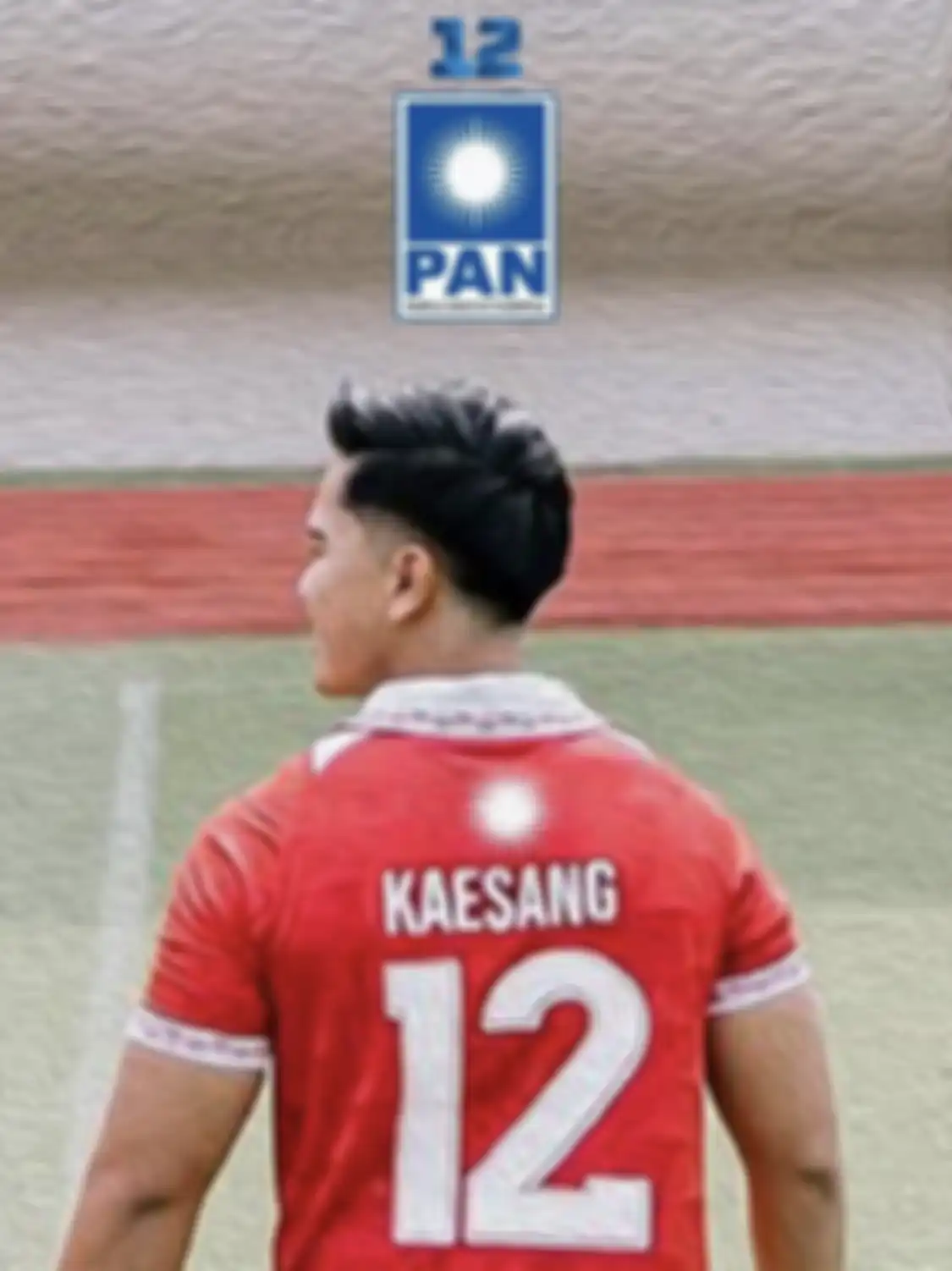 Kaesang dirayu masuk partai politik dengan memakai foto editan jersey Persis Solo.
