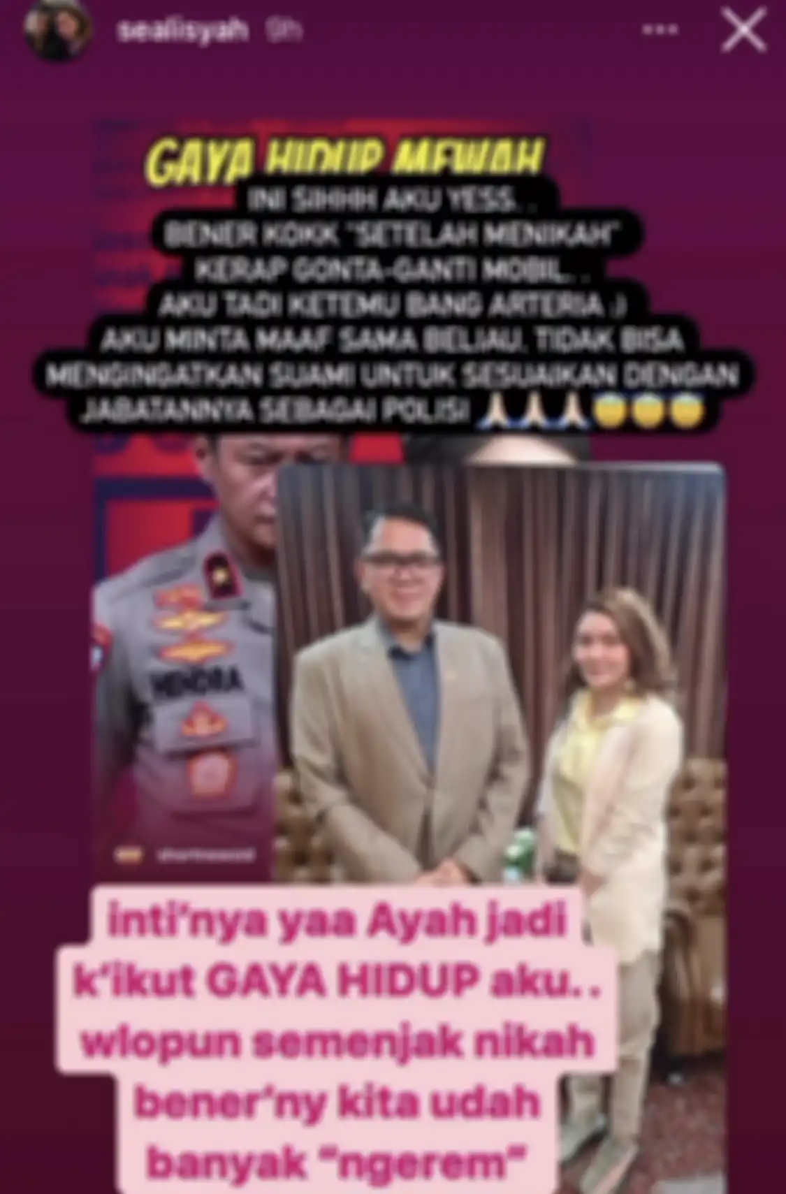 Seali Syah istri Brigjen Hendra Kurniawan sampai minta maaf ke anggota DPR. Ternyata kekayaan mantan Karo Paminal berasal dari sini. 