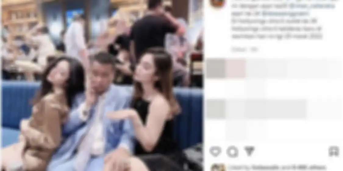 Foto Hotman bersama aspri ke-20 Intan Nallendra sebelum mendapatkan penganiayaan di klub malam.