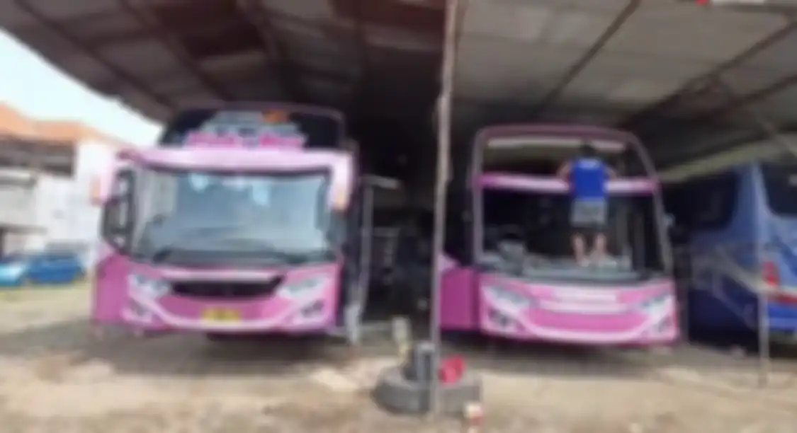 Foto netizen memberi bukti bus Pandawa yang alami kecelakaan maut di Ciamis cuma kendaraan bekas dari perusahaan ini. 