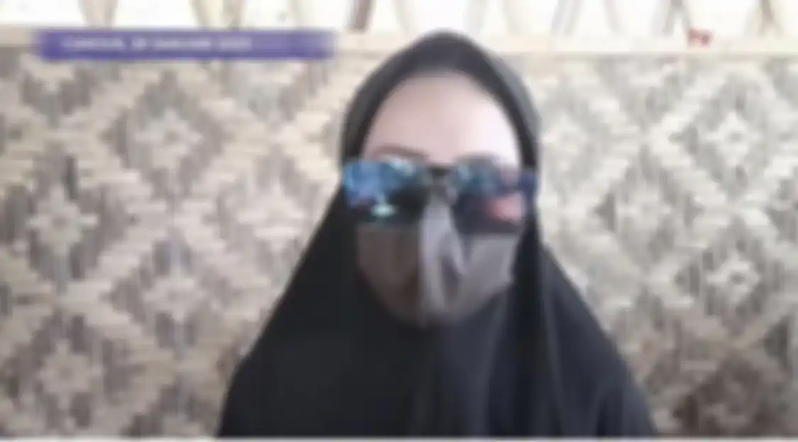 Foto terkini Nur istri muda Kompol D sulit ditemukan. Pengacaranya dibuat gigit jari.